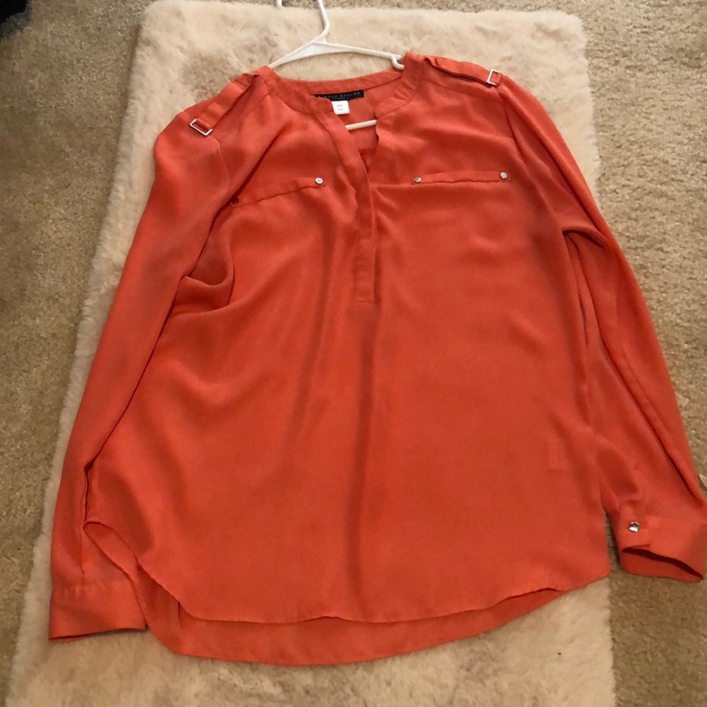 Peach dress top